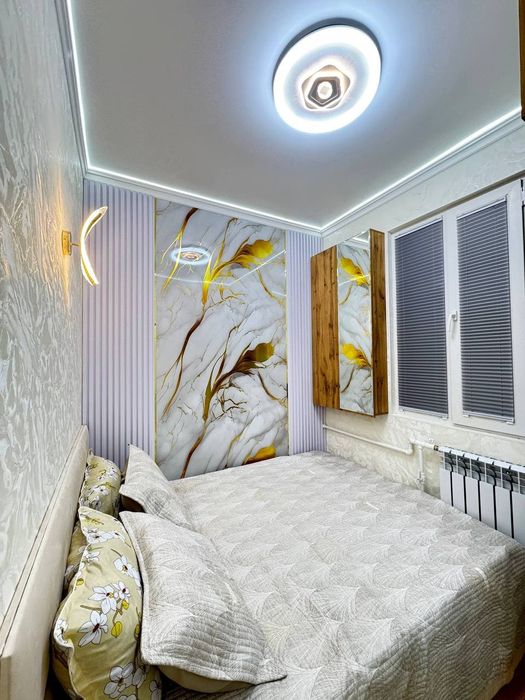 Чиланзар 2 квартал 1в2 новый Евро ремонт с Мебелью и техникой