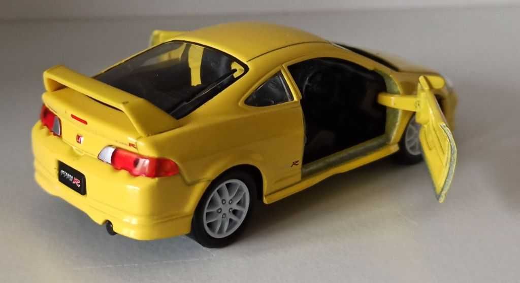 Macheta Honda Integra MK4 Type R 2001 galben- Welly 1/36