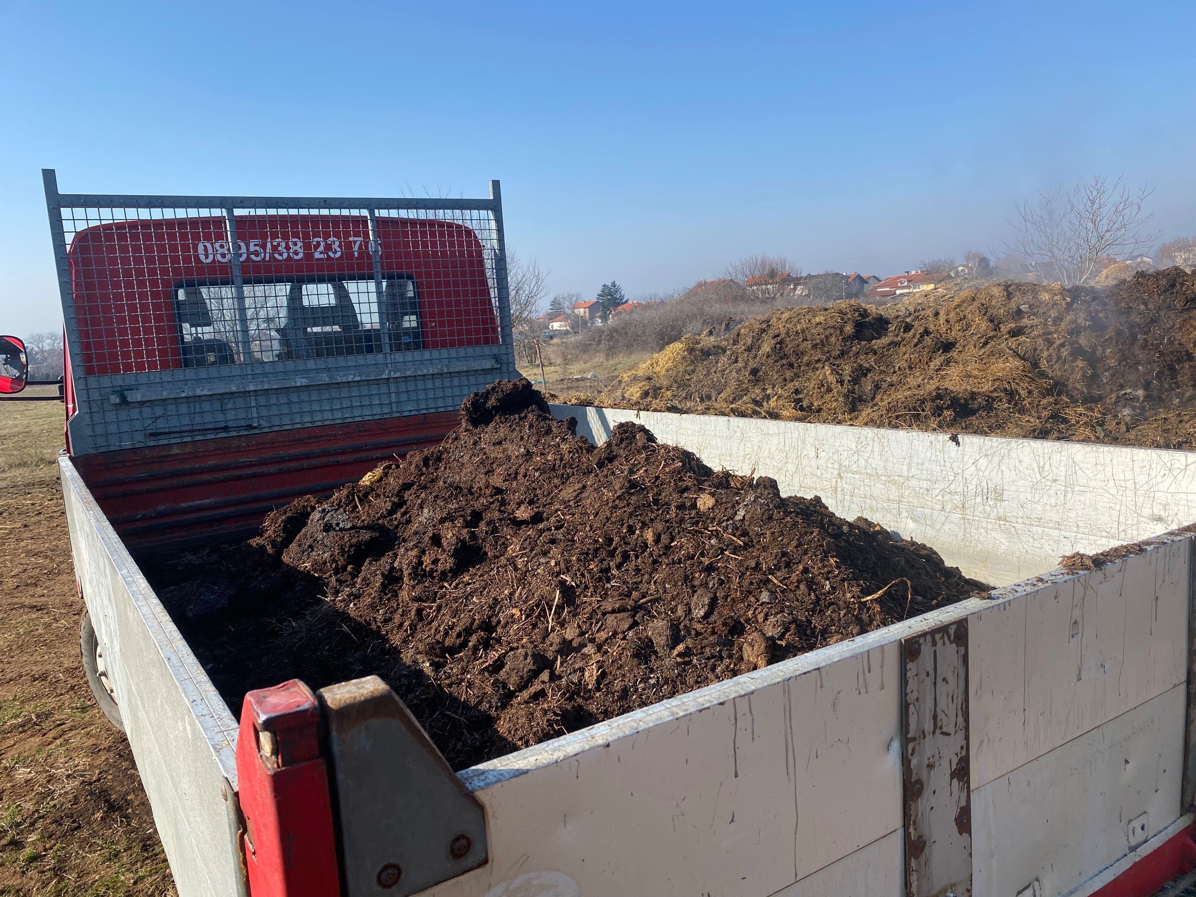 хумус( земя ) Плодородна почва за озеленяване и градина