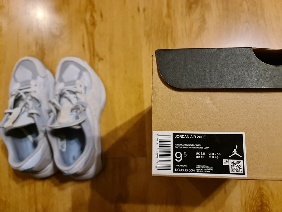 Jordan Air 200E Wolf Grey 43|9.5 US