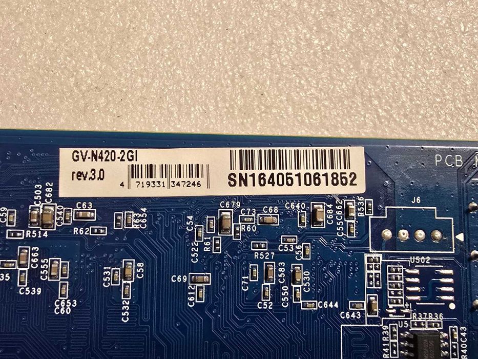 Placa video GIGABYTE GeForce GT 420 2GB GDDR3 128bit (GV-N420-2GI)