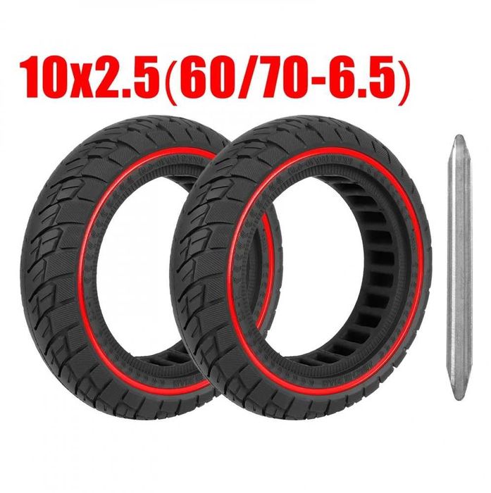 2x Cauciuc plin 10x2.5 60/70-6.5 trotineta Ninebot MAX G30 Myria Titan