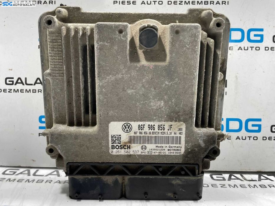ECU Calculator Motor Bosch Volkswagen Golf 5 Plus 2.0 FSI Benzina 2004 - 2008 Cod 06F906056JF 0261S02537 [L4647]