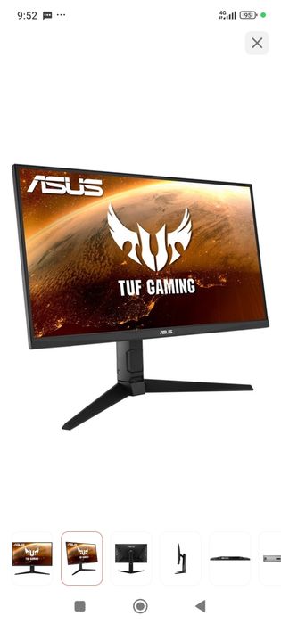 Monitor Asus 27, 165 ггц, 2к