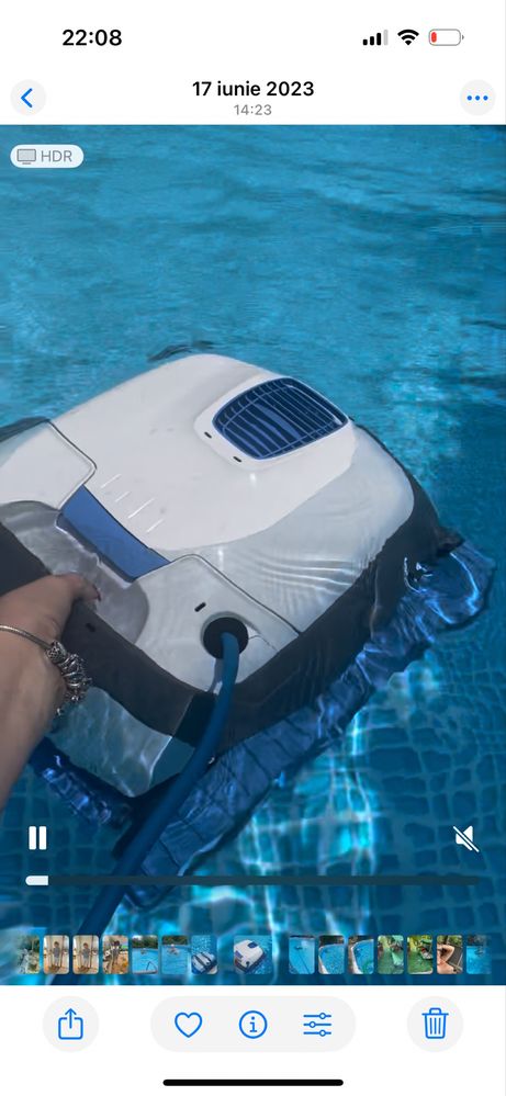 Piscina + aspirator + pompa cu nisip