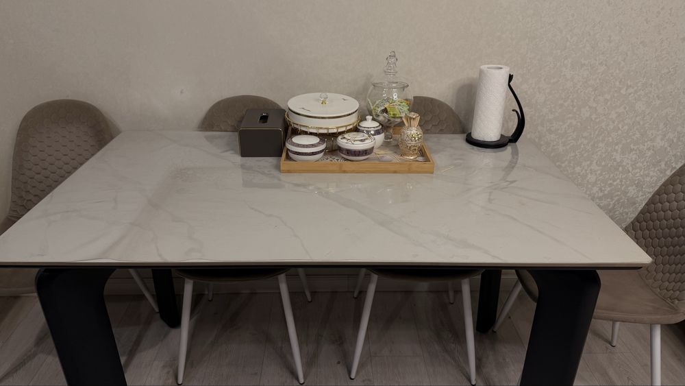 Кухонный стол керамогранит
