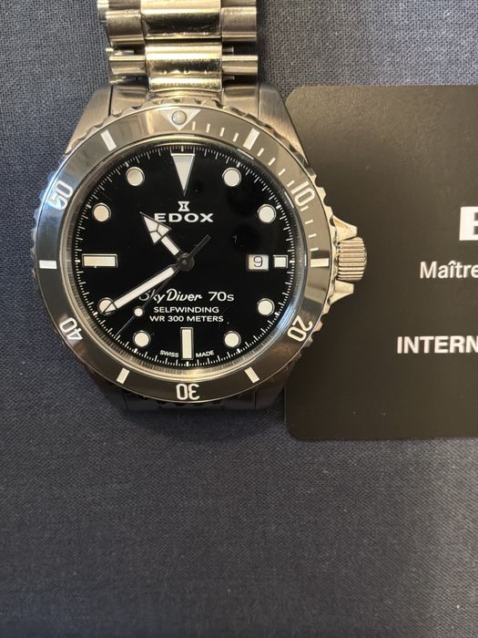 Ceas EDOX Skydiver 70s, automatic, stare excelenta