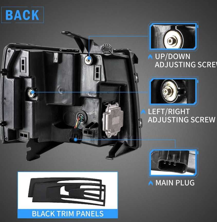 Комплект тунинг фарове LED MATRIX Chevrolet Silverado 2007-2013