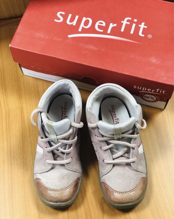 Ghete fata SUPERFIT-marimea 26-27,inte17cm,PIELE,ca GEOX,SALOMON