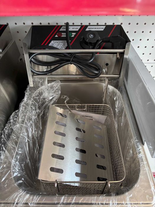 Професионален фритюрник за пържене на риба,картофи,мекици и др.