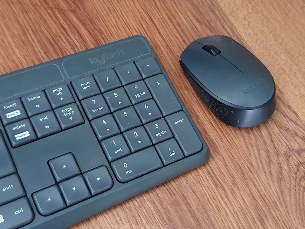 Logitech mk235 набор мышка клавиатура