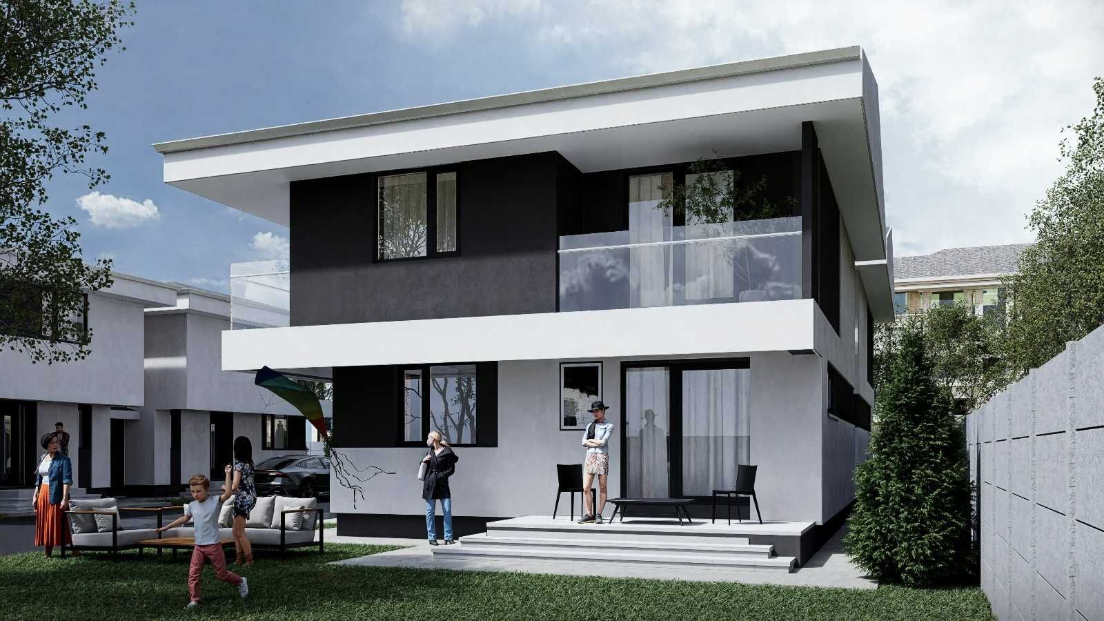 casa 4 camere SmartEnergy complex centru Chiajna