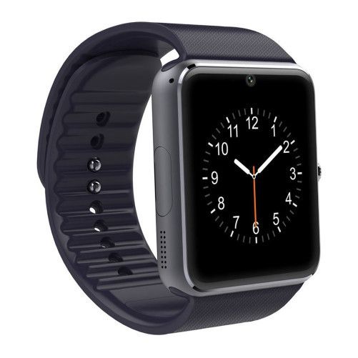 Ceas Smartwatch cu Telefon iUni GT08, Bluetooth, 1.3 MP, Black