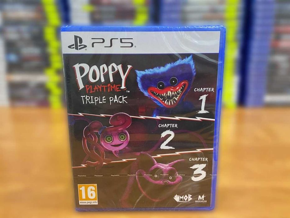Новый диск Poppy Playtime Triple Pack PS5 Большой Выбор Игр