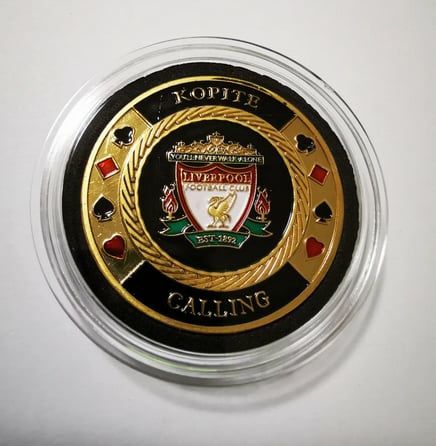 Монета Ливърпул в предпазна капсула , Liverpool за футболни фенове