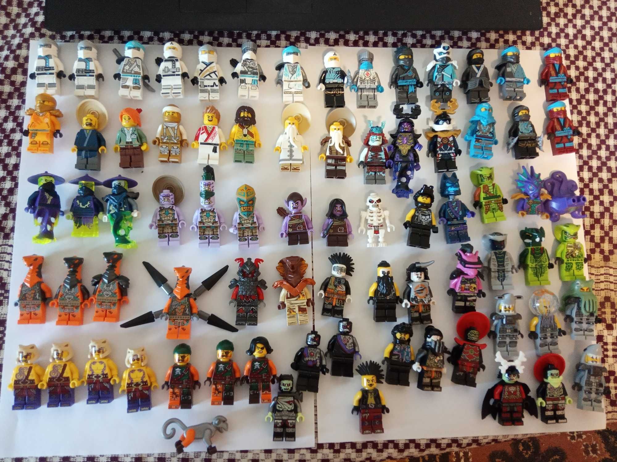 Lego minifigurine Ninjago originale, majoritatea noi