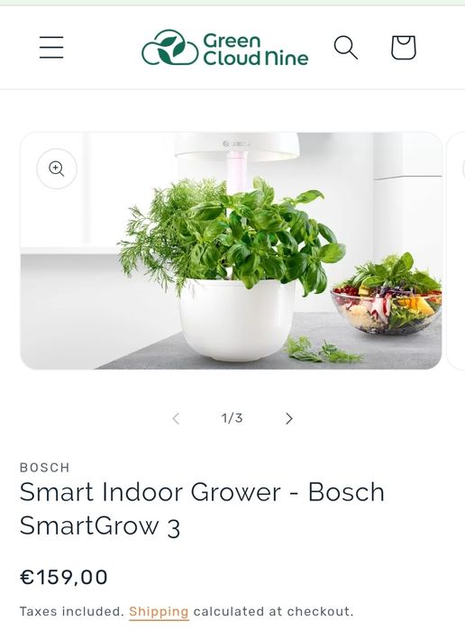 Ghiveci inteligent hidroponic pentru ierburi aromatice de bucatarie