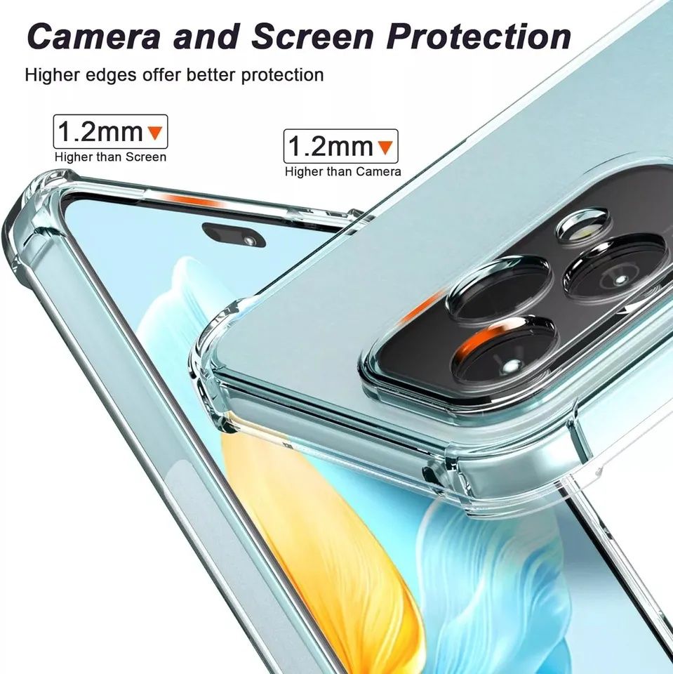 Honor 200 / Lite / Pro / Smart / Удароустойчив силиконов кейс гръб