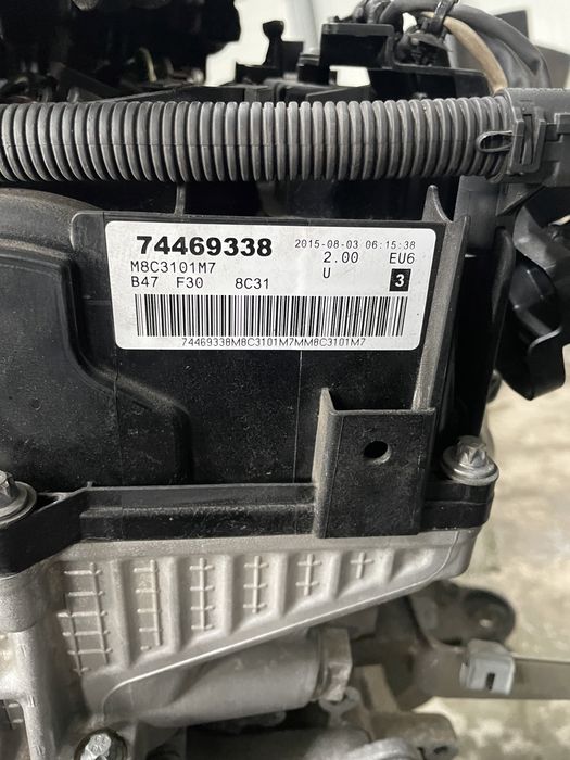 Rampa injectoare BMW f30 motor 2.0 b47 euro 6 190 cp