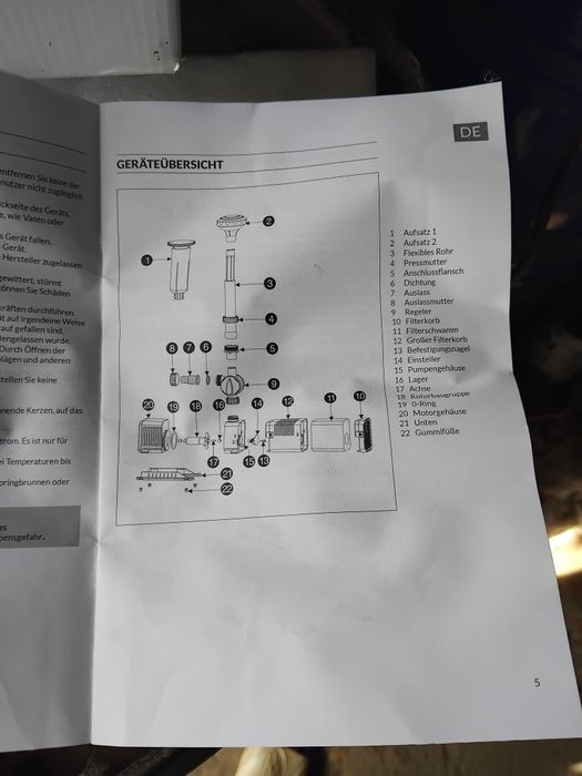 Vând pompa pt iaz de peste