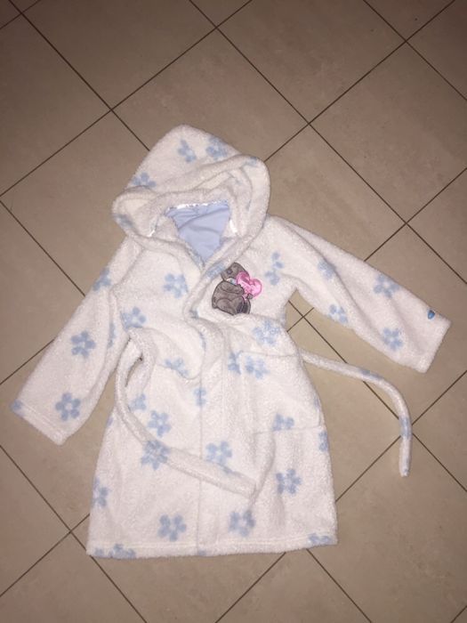 Пухен халатЛ и детски-104/110и116/122/128M&S;146/152-тигров