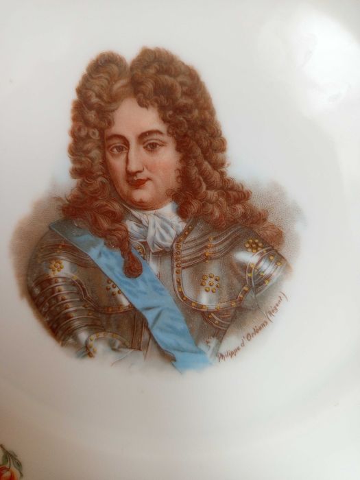 Порцелан чиния Meissen колекционерска Philippe d' Orleans