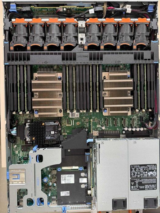 Server DELL PowerEdge R640: Gold 6138 80Core 128GB DISPLAY BEZEL 1500W