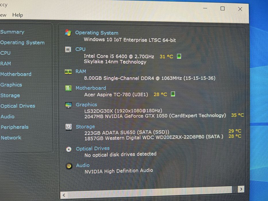 Vand Hard 2tb hdd  WD Green