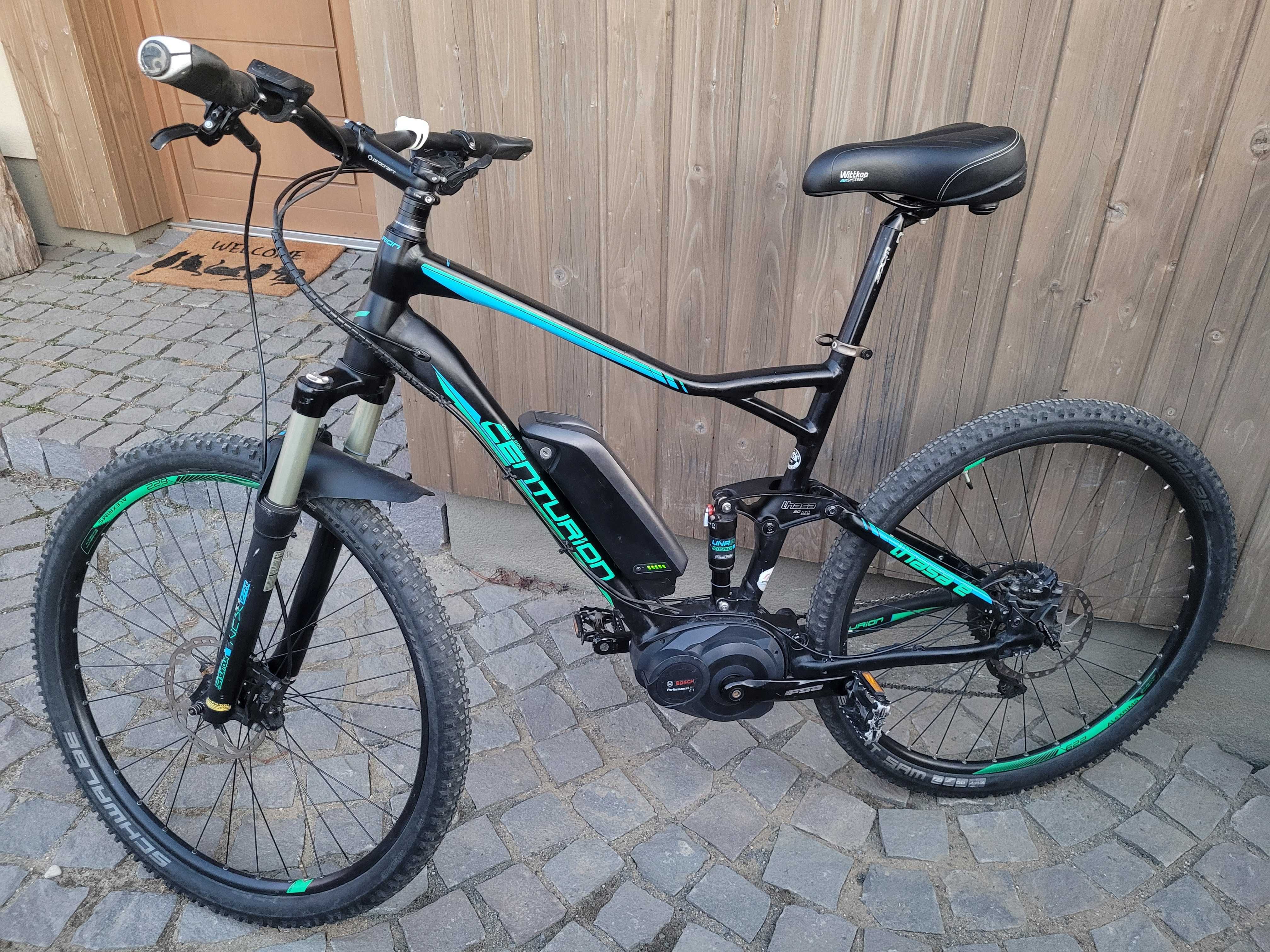 Bicicleta electrica Centurion full suspension 29, 2baterii total 900Wh