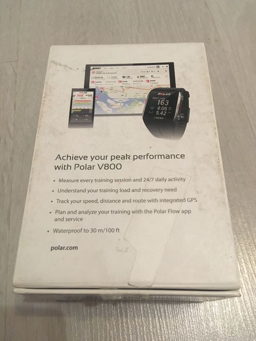 Vind ceas Polar V800 si centura puls sigilata.Fb.p sportivi.Stare nou.
