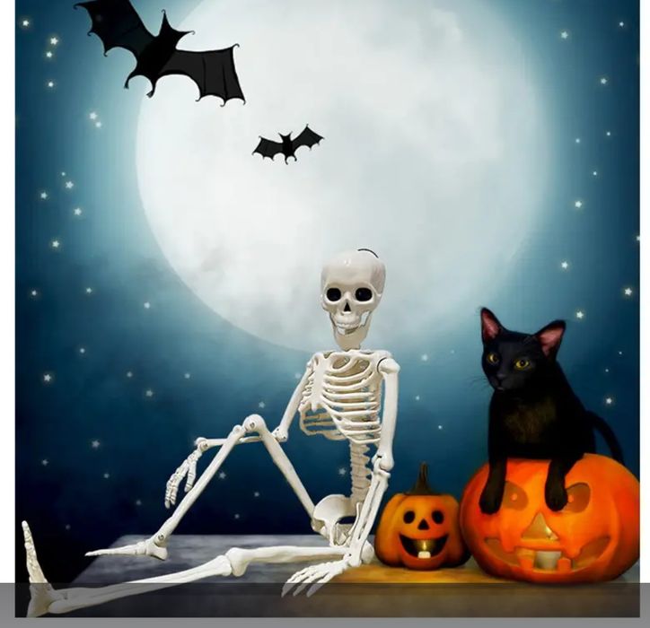 Распродажа Хэллоуин, скелеты новые -сгибается 35 см длина