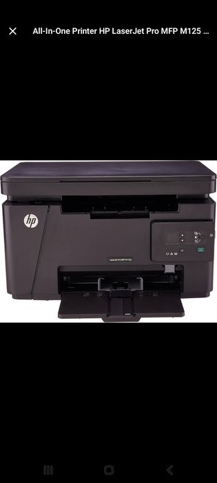 HP LaserJet Pro MFP M125 — принтер, сканер, копир