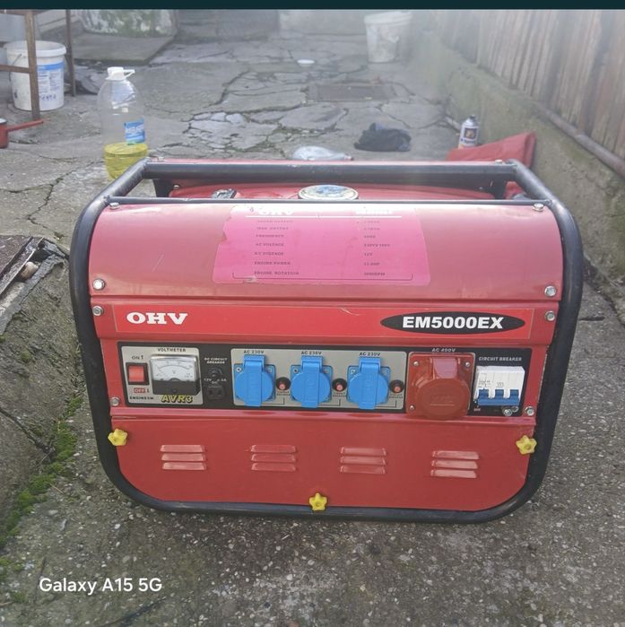 Generator de curent OHV EMS5000EX – 5.5 kVA – 13 CP