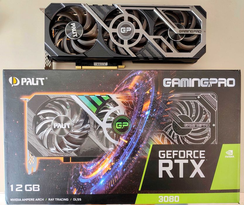 Видеокарта Palit GeForce RTX™ 3080 GamingPro 12GB LHR