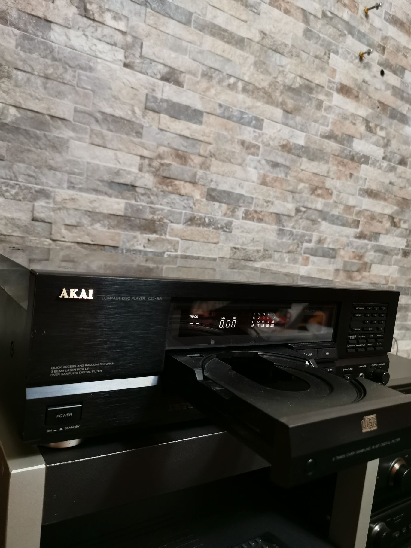 AKAI/Pick-up Ap 100c- CD-Player CD 55