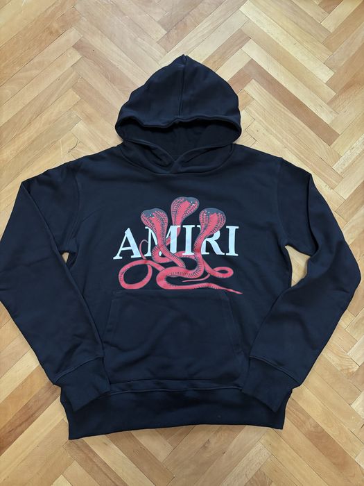 Amiri hoodie snake black/red
