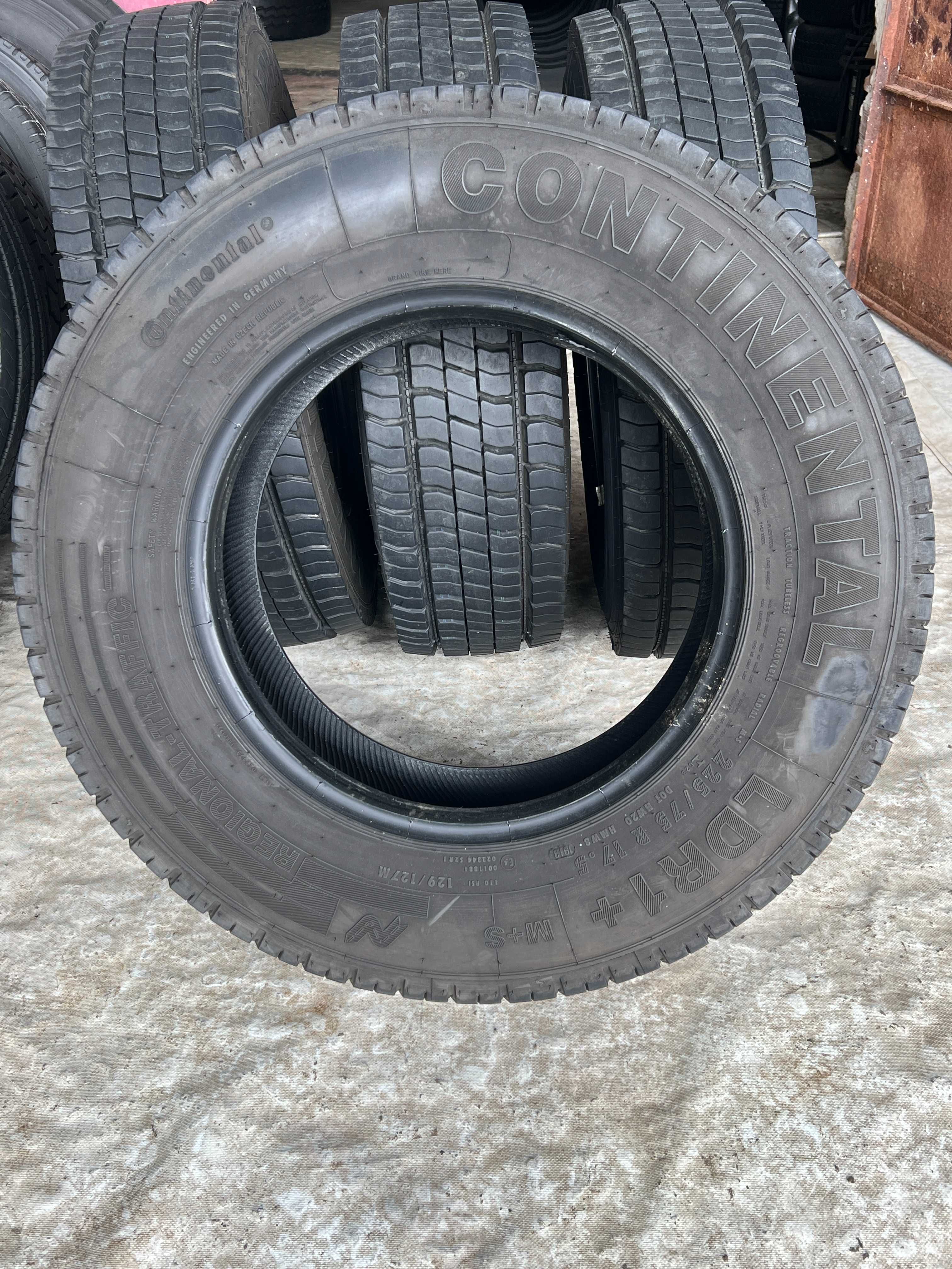 4 Тежкотоварни гуми 225/75R17.5 Continental LDR1+129/127M 900лв. С ДДС