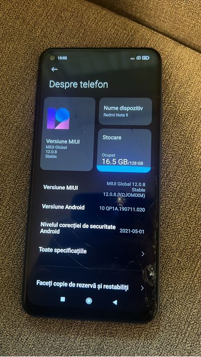Vand Redmi Note 9