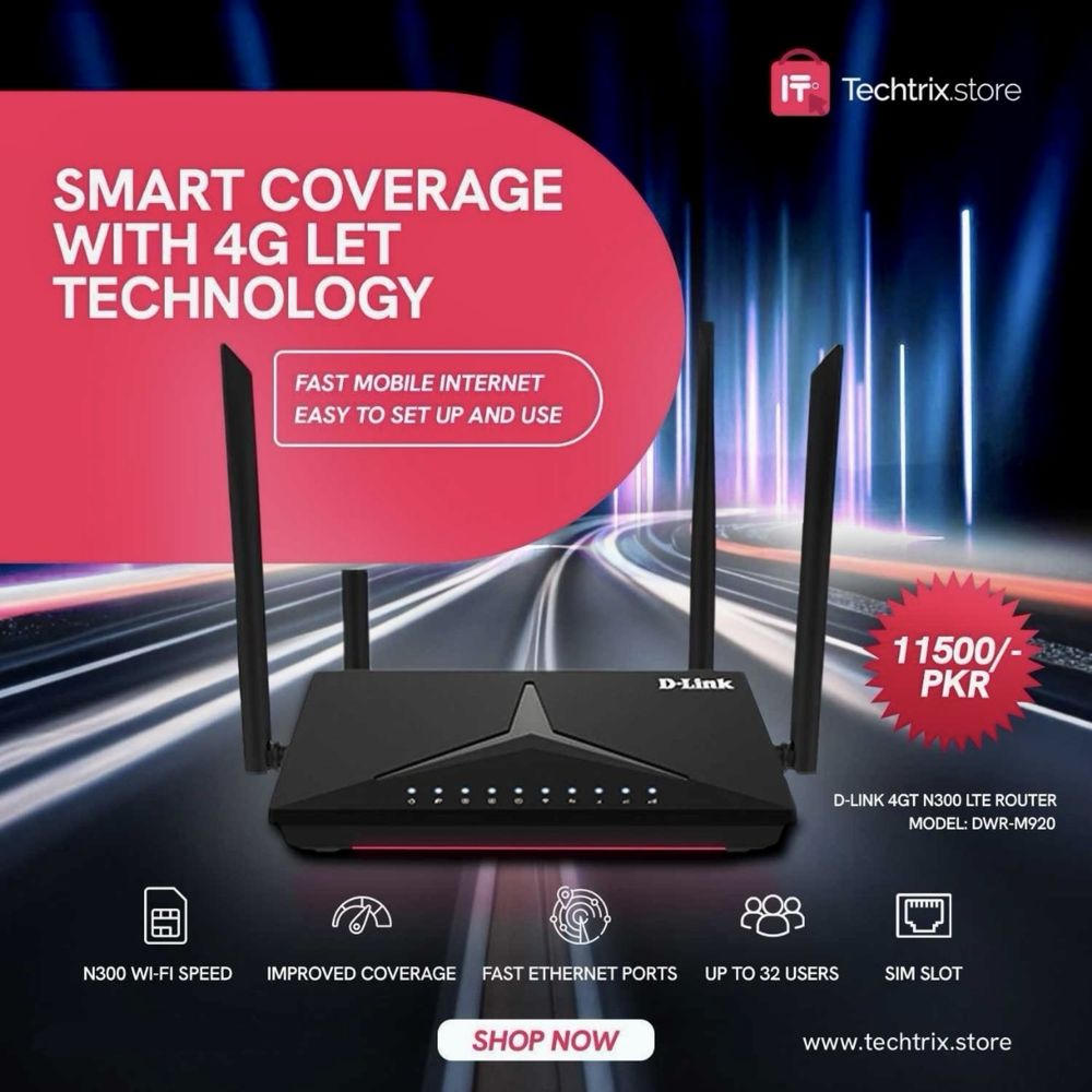 D-link DWR-M920 4G роутер