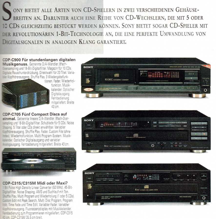 CD Sony CDP-C 900 Cu Telecomanda