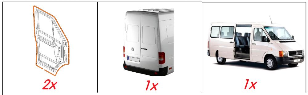 Уплътнение за врата Mercedes Sprinter W901 W902 W905 VW LT 1995-2006