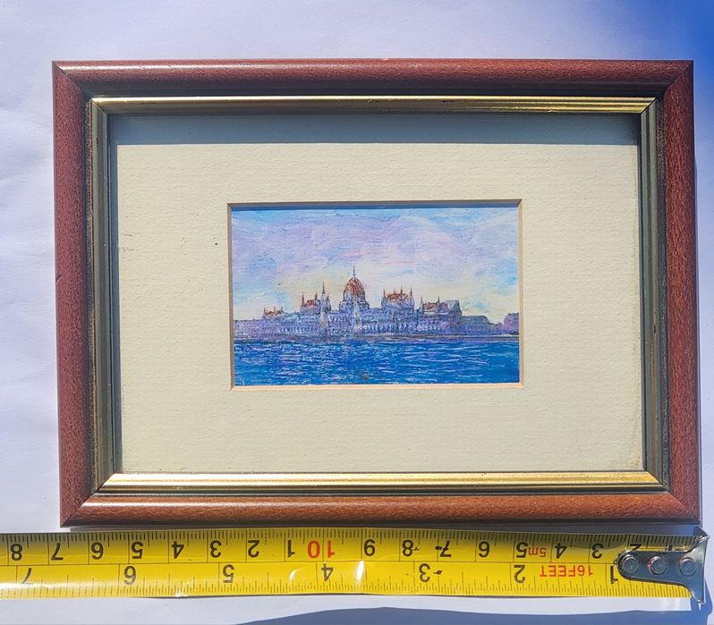 Tablou decorativ „Dunarea-Budapest -Parlament ” – print artistic