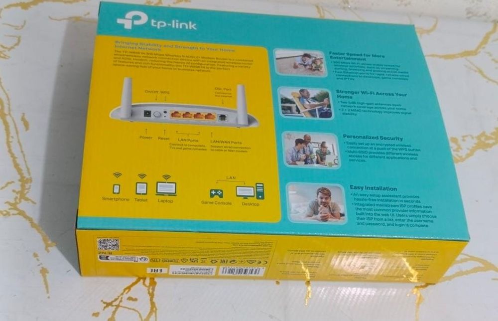 Продам Ptp-link ADSL2+ модем роутер
