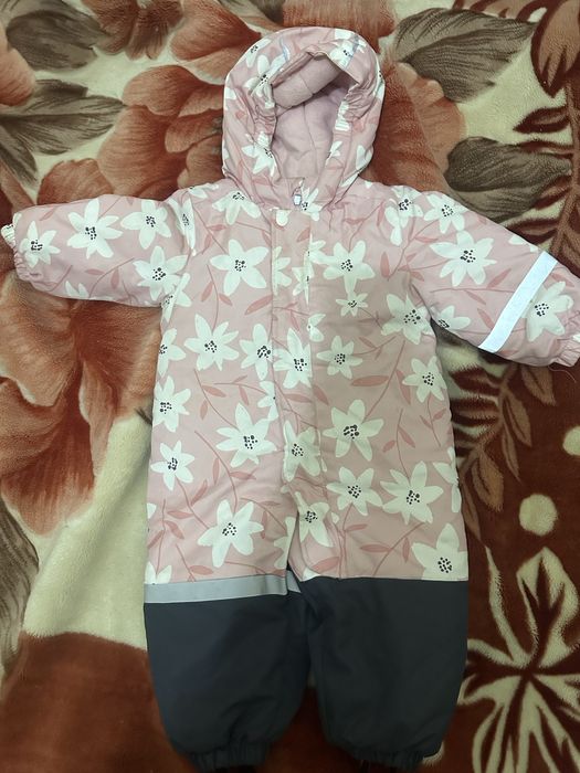 Зимний детский  комбенезон для девочке