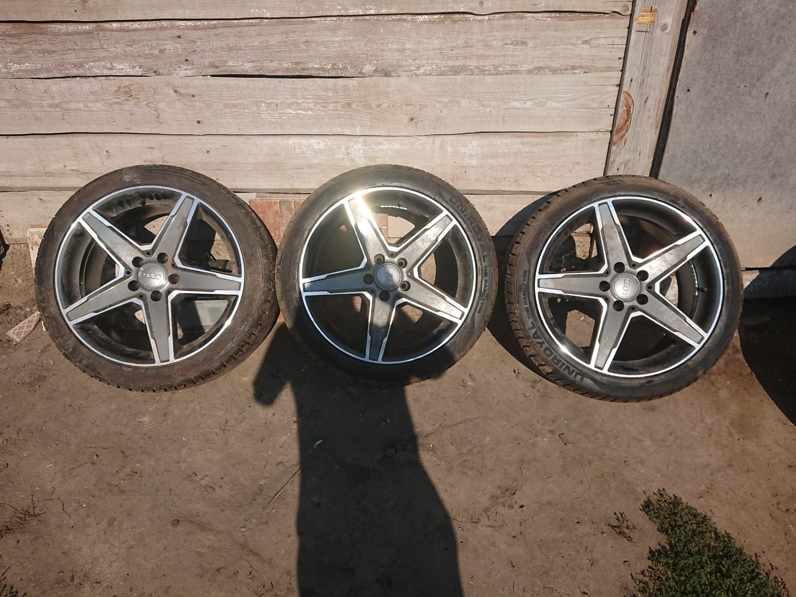 Vand jante si cauciucuri noi 18 ,5×112