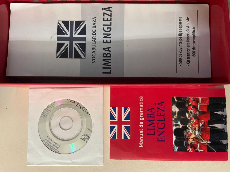 Vocabular de baza limba engleza + CD + manual gramatica