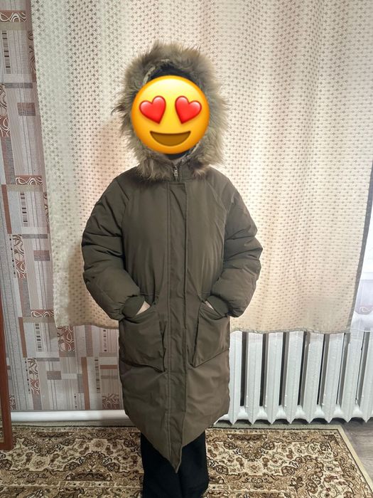 Длинная зимняя куртка