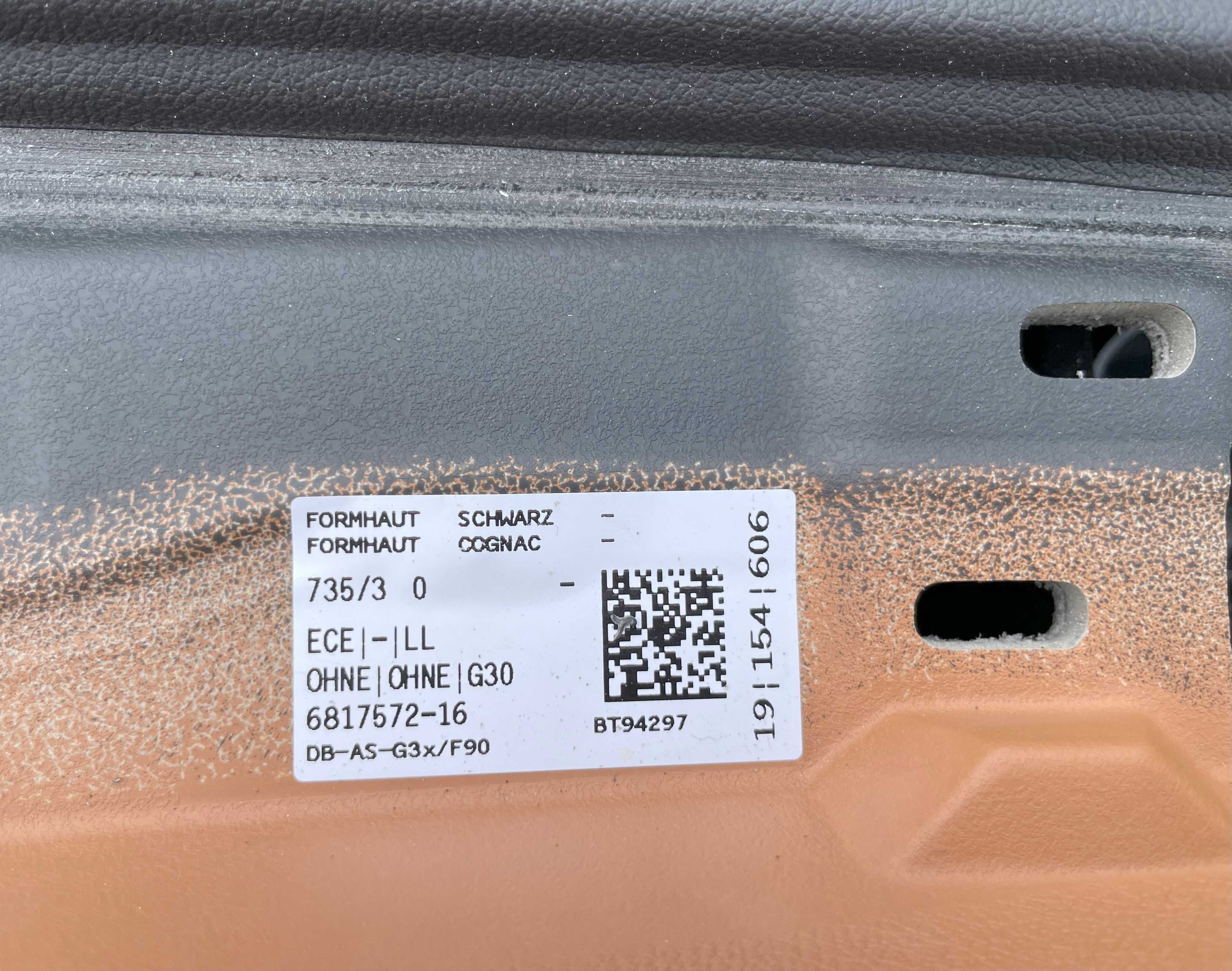 BMW G30 G31 plansa de bord - diferite culori / modele HUD - kit airbag