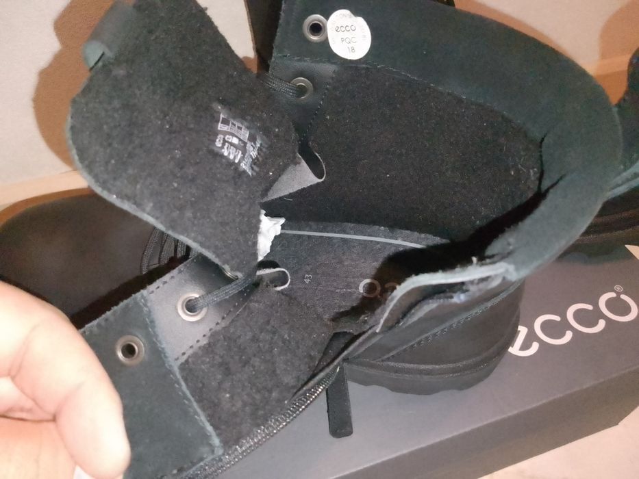 Ecco(Дания) зимние ботинки,42 и 43 р-ры