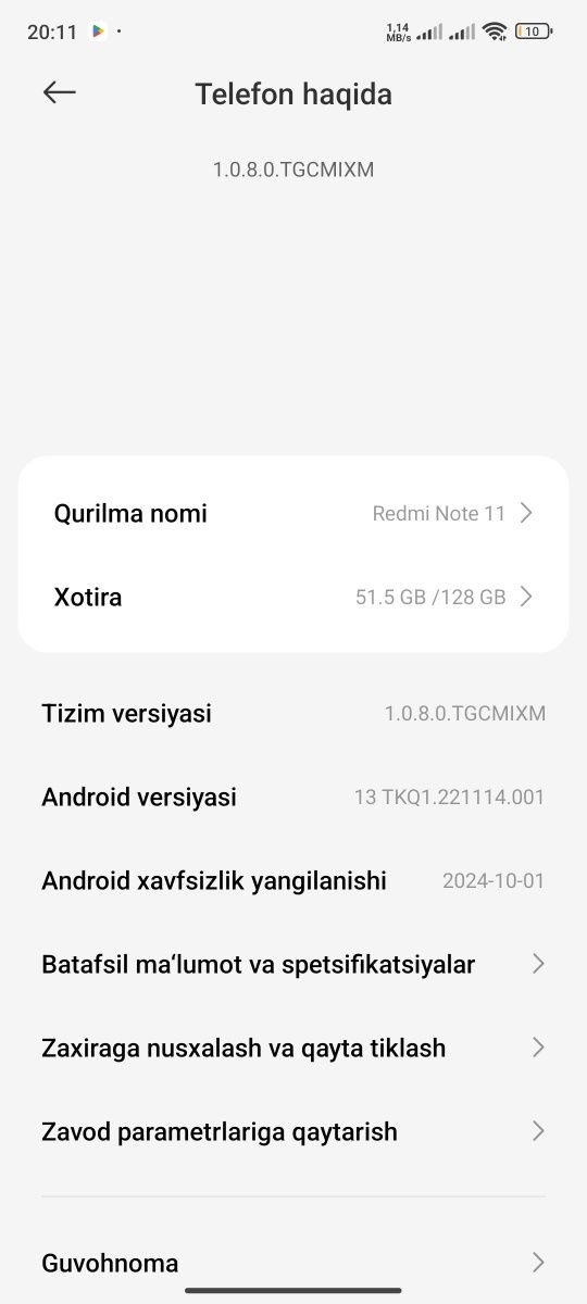 Redmi note 11.   .
